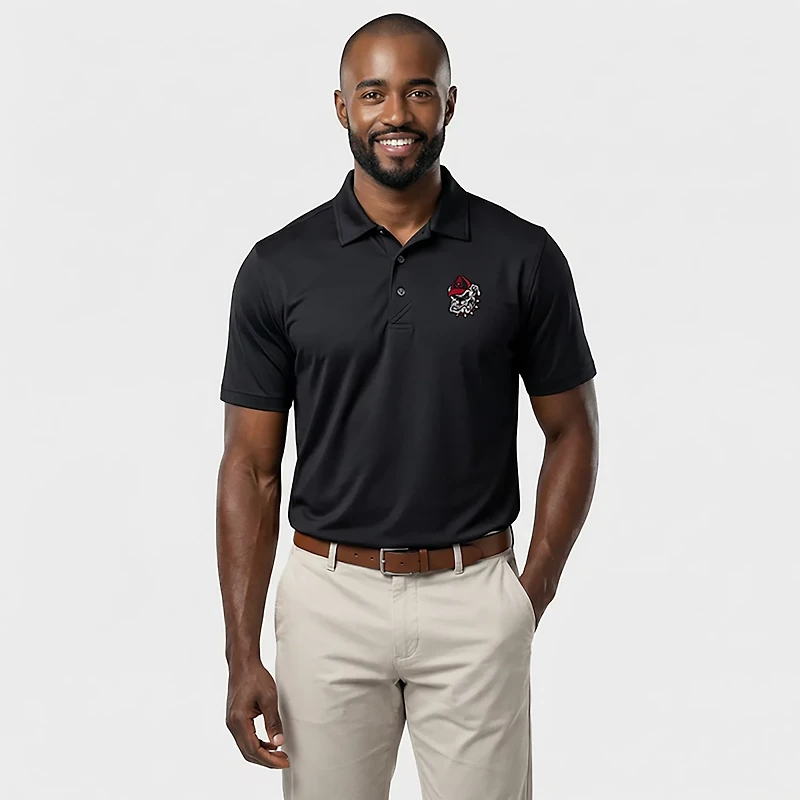 Cutter & Buck Men's Georgia Bulldogs Vault Mascot Virtue Eco Pique Polo Shirt