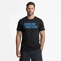 Nike Men's Carolina Panthers Wordmark Essential T-shirt