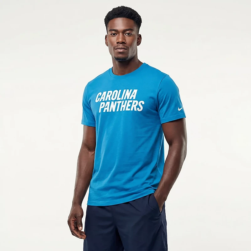 Nike Men's Carolina Panthers Primary Logo Short Sleeve T-shirt