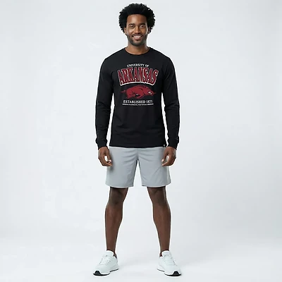 '47 Men's Arkansas Razorbacks Checkdown Franklin Long Sleeve T-shirt