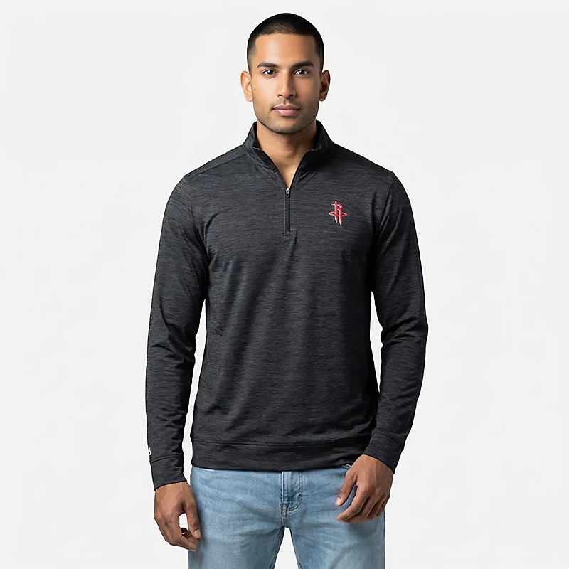 Antigua Men's Houston Rockets Bright 1/4-Zip Pullover Top