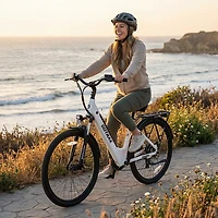 GOTRAX Adults' Veloz City 27.5" 7-Speed Electric Bike
