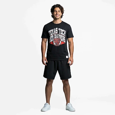 Retro Brand Men's Texas Tech University School Over Circle Logo Graphic T-shirt