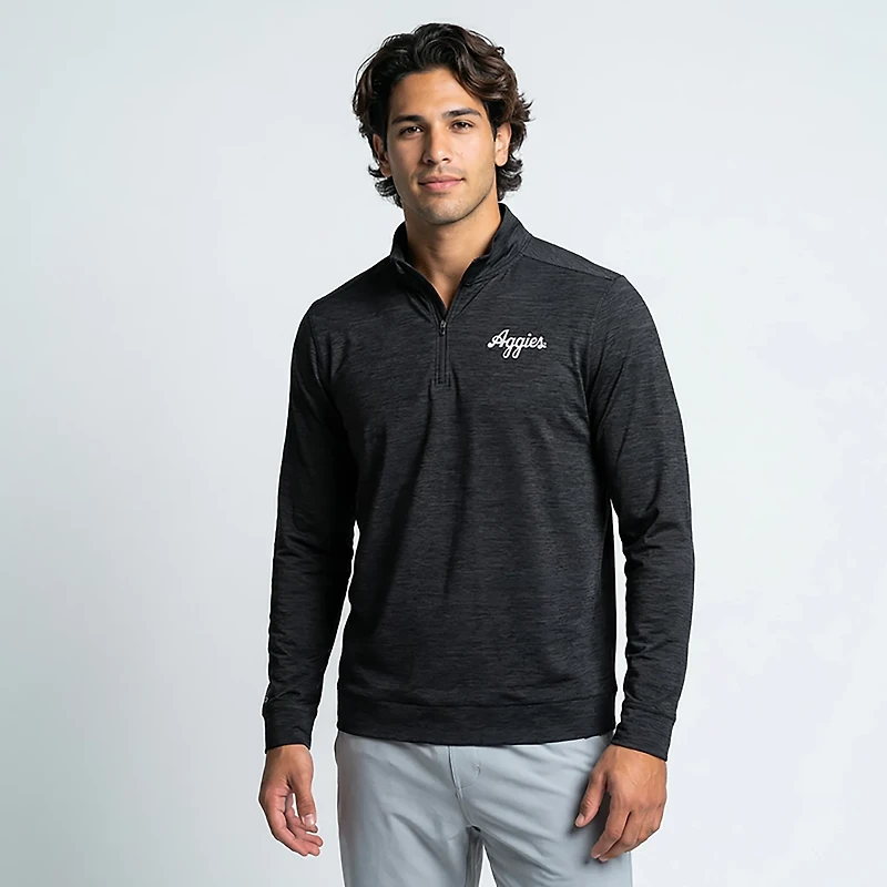 Antigua Men's Texas A&M University School Script 1/4-Zip Top