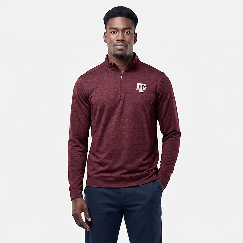 Antigua Men's Texas A&M University Primary Logo Bright 1/4-Zip Top