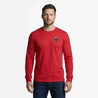 The Victory Men's Texas Tech University Small Logo 2 Hit Long Sleeve Graphic T-shirt