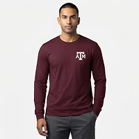 The Victory Men's Texas A&M University Primary Logo 2 Hit Long Sleeve Graphic T-shirt