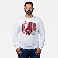 Homefield Men's Oklahoma Sooners Retro Football Helmet Long Sleeve T-shirt