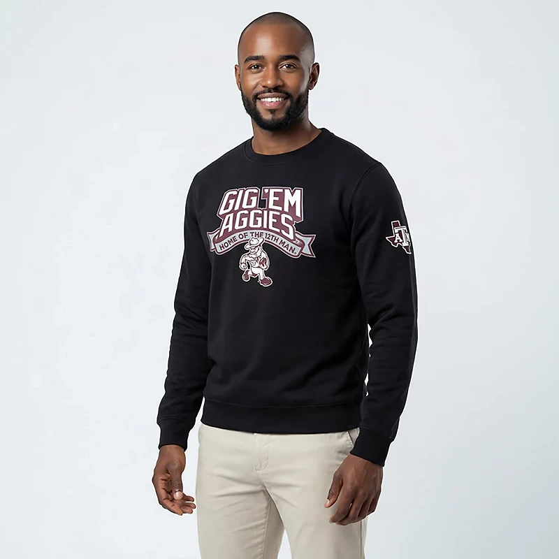 The Victory Men’s Texas A&M University Home of 12th Man 2-Hit Crew Sweatshirt