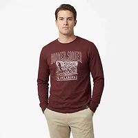 '47 Men's Oklahoma Sooners Boomer Sooner Faded Wagon Franklin Long Sleeve T-shirt