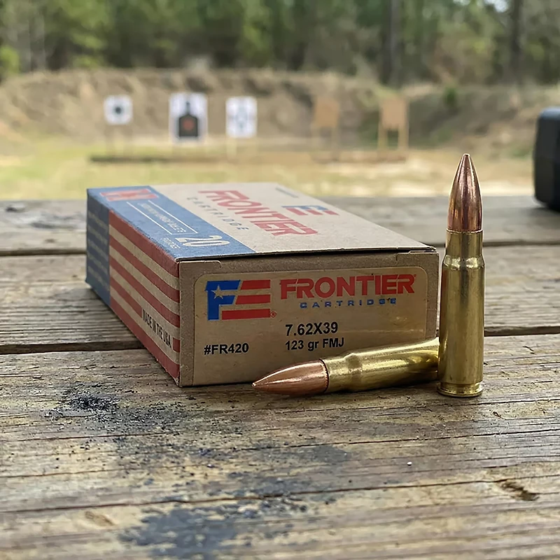 Hornady 7.62x39 123 gr FMJ 123-Grain Frontier Cartridges - 20 Rounds
