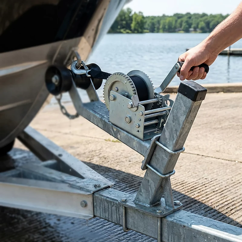 Marine Raider 2,500 lb. Trailer Winch with Brake