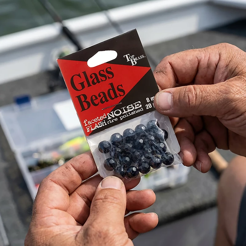 Top Brass Tackle Glass Beads 20-Pack