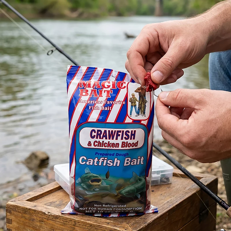 Magic Bait 10 oz. Crawfish and Chicken Blood Catfish Bait