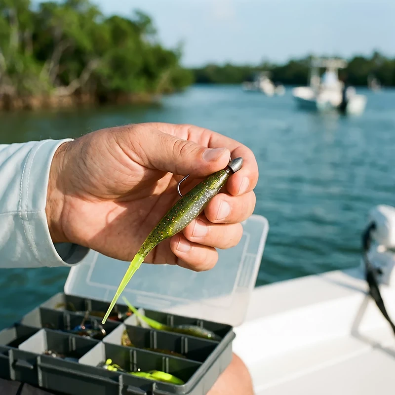 Bass Assassin Lures Saltwater Shad 5" Lure 8-Pack