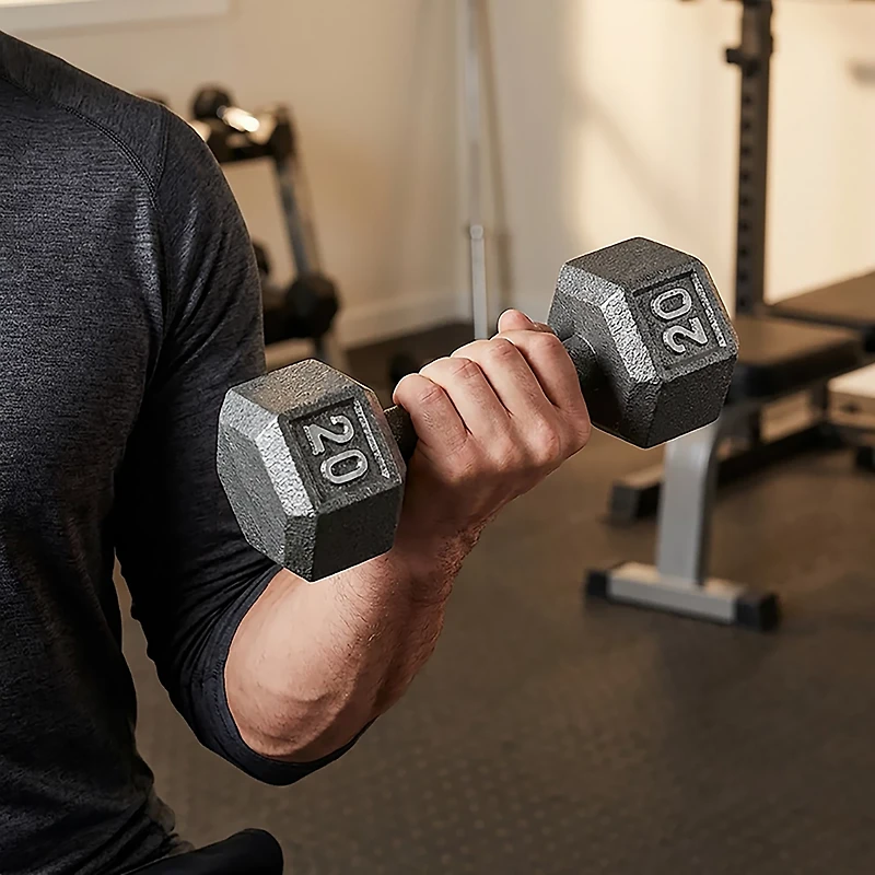 CAP Barbell 20 lb. Solid Hex Dumbbell - Single