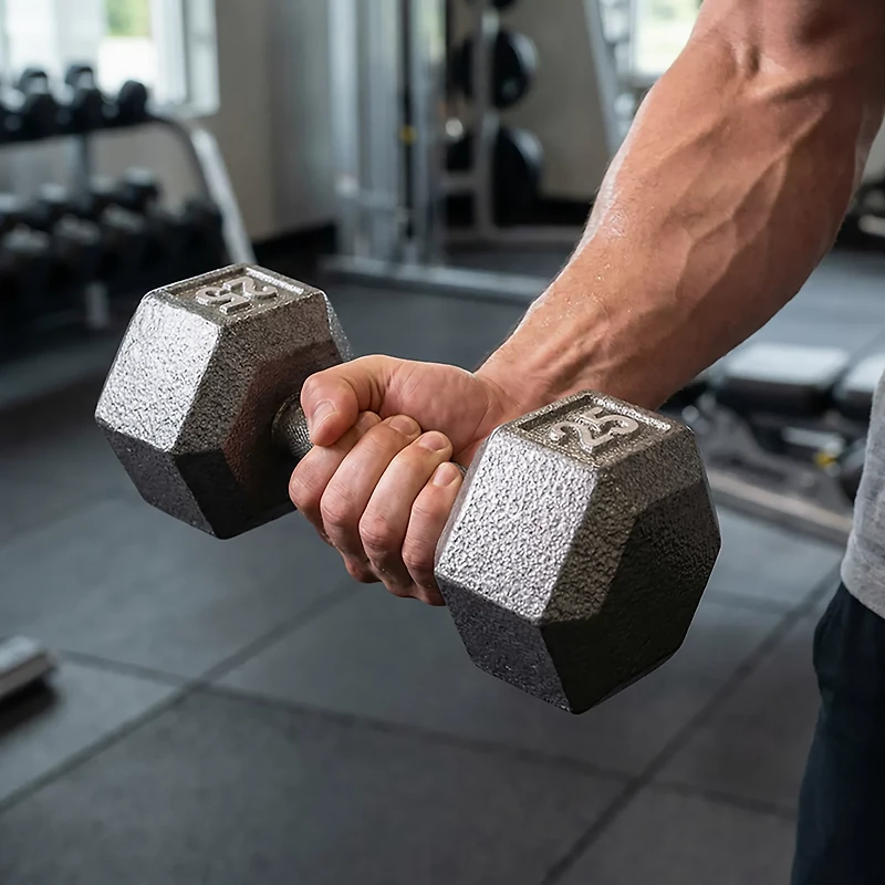 CAP Barbell 25 Lb. Solid Hex Dumbbell – Single
