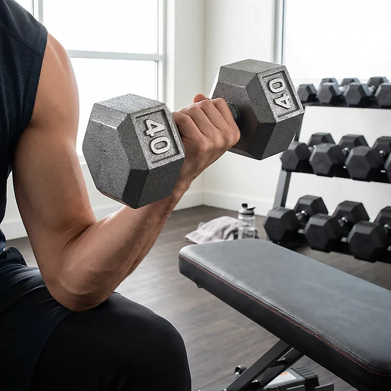 CAP Barbell lb. Solid Hex Dumbbell