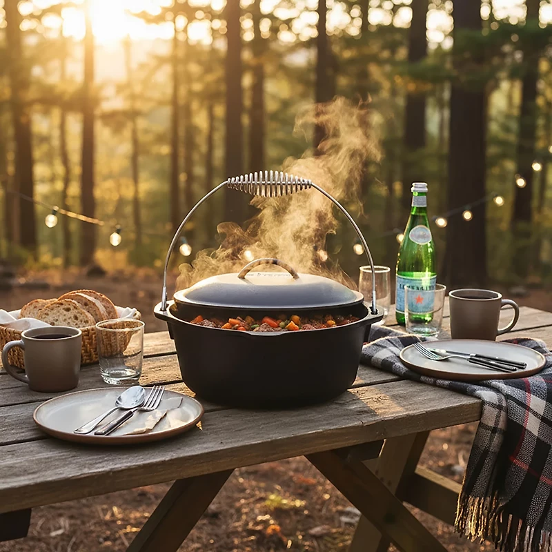 Lodge 5 qt. Traditional Dutch Oven with Wire Bail