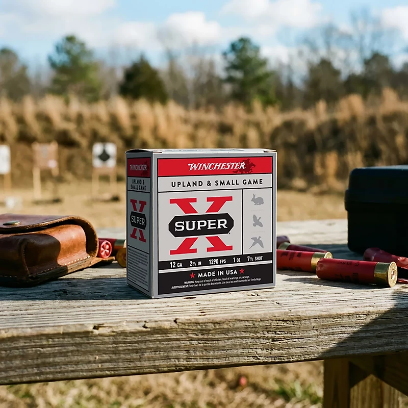 Winchester Super-X Lead Shot Dove & Game Load 12 Gauge Shotshells - 25 Rounds