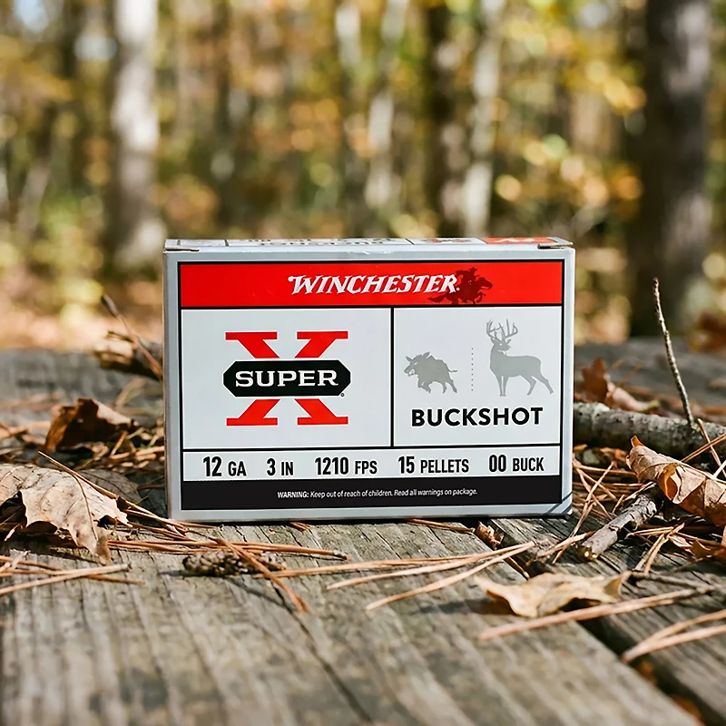 Winchester Super-X Buckshot Load 12 Gauge Shotshells