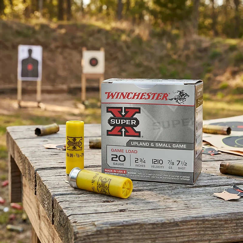 Winchester Super-X 20 Gauge Dove & Game Load 7.5 Shot Shotshells - 25 Rounds