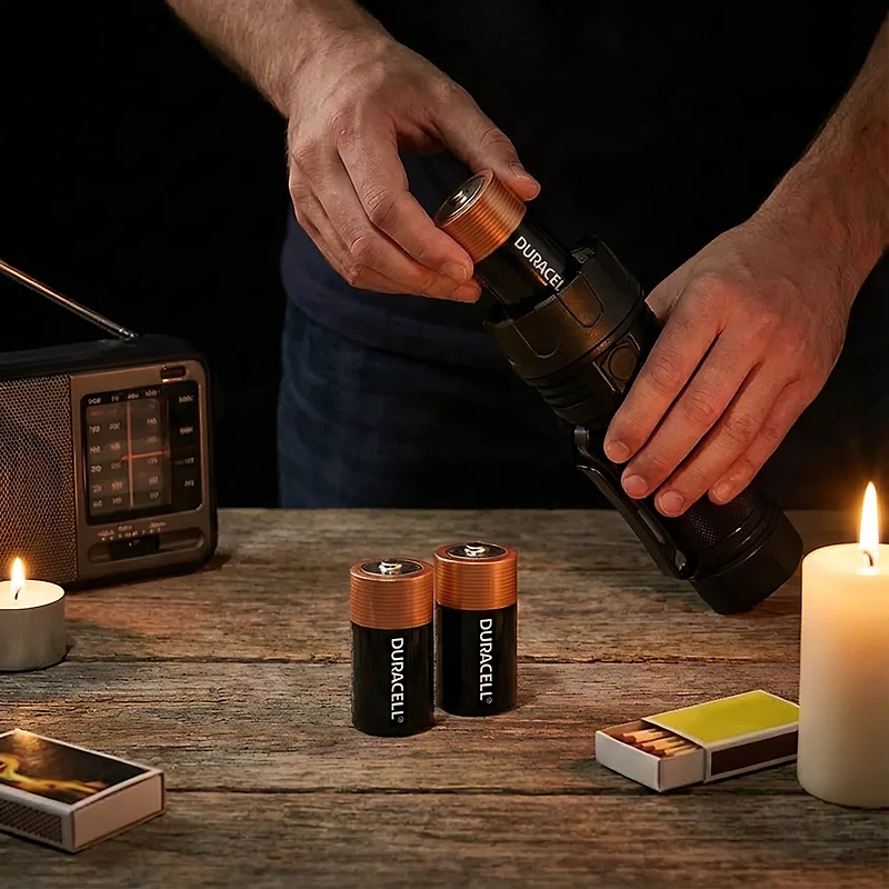 Duracell CopperTop D Alkaline Batteries 4-Pack