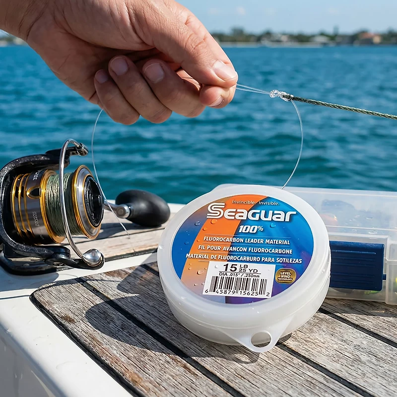 Seaguar 100% Fluorocarbon 15lb/25yd Leader