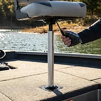 Attwood® Lock'N-Pin 3/4" Power-Adjustable Pin Post with Seat Mount