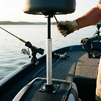 Attwood® Lock'N-Pin 3/4" Power-Adjustable Pin Post with Seat Mount