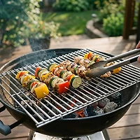 Outdoor Gourmet 21 in. Chrome Grate