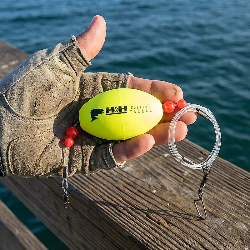 H&H Lure 2-1/2 Coastal Oval Rattle Rigs 2-Pack