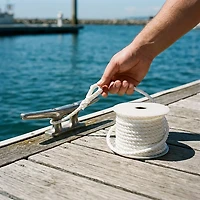 Marine Raider 3/8 in x 50 ft Twisted 3-Strand Anchor Line