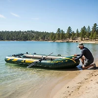 INTEX Seahawk 11 ft 7 in Inflatable Boat Set
