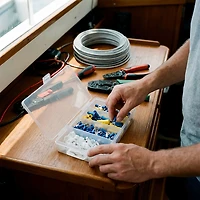 Marine Raider 112-Piece Electrical Terminal Kit with Storage Box