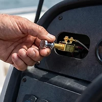 Marine Raider 2-Position Brass Push/Pull Switch