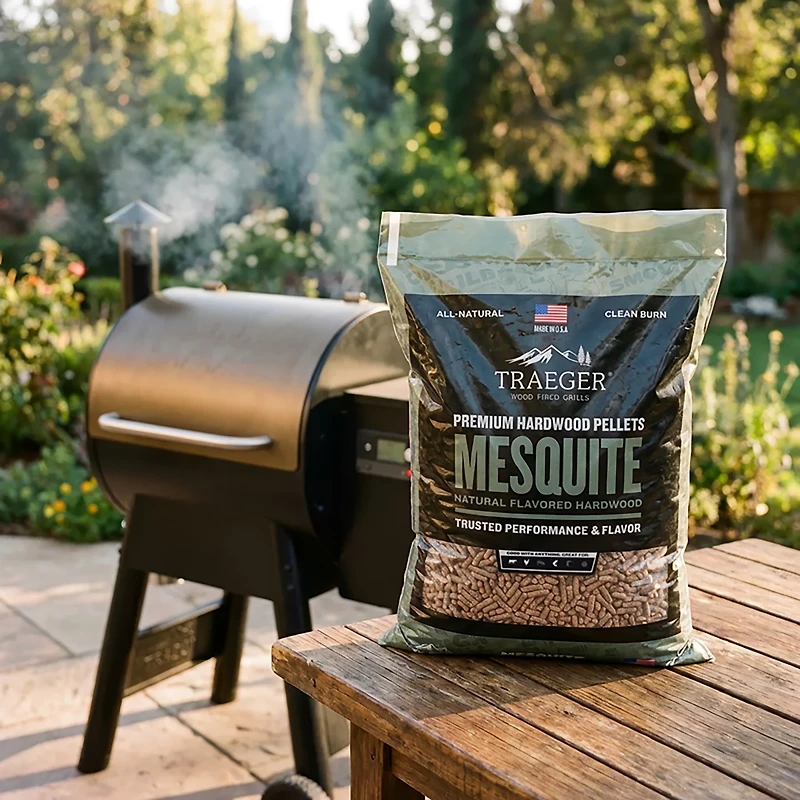 Traeger Mesquite Barbecue 20 lb Wood Pellet Bag