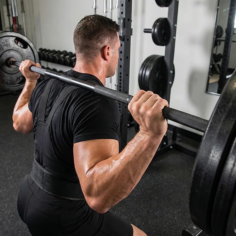 CAP Barbell 2" Solid Black Power Bar