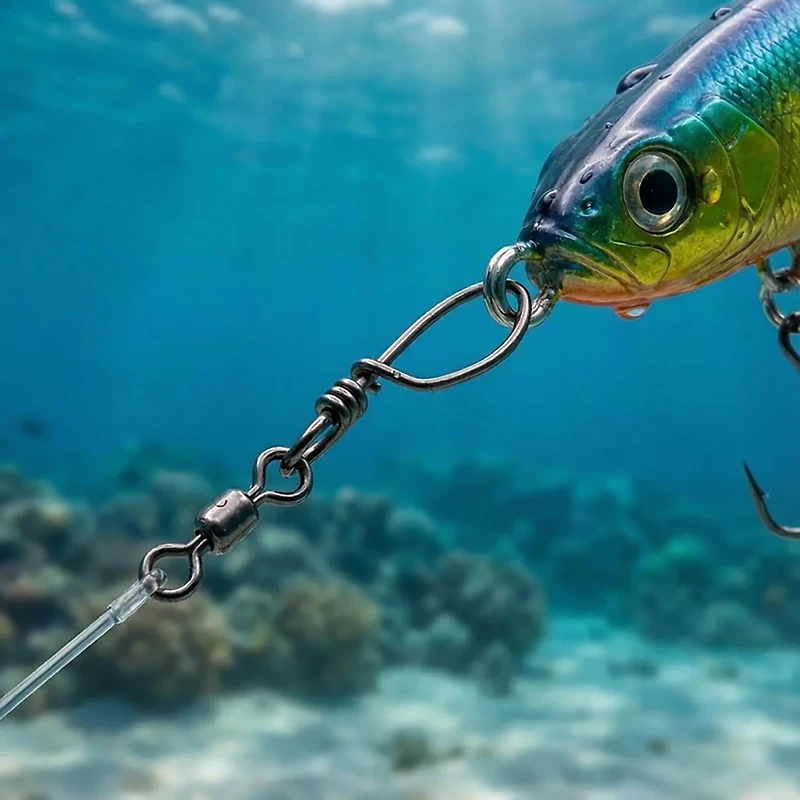 American Fishing Wire Mighty-Mini Snap lb. Swivels 2-Pack