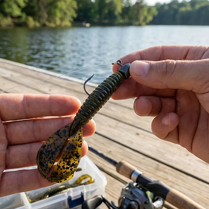 Strike King Rage Twin Tail Menace Grub Soft Baits 8-Pack