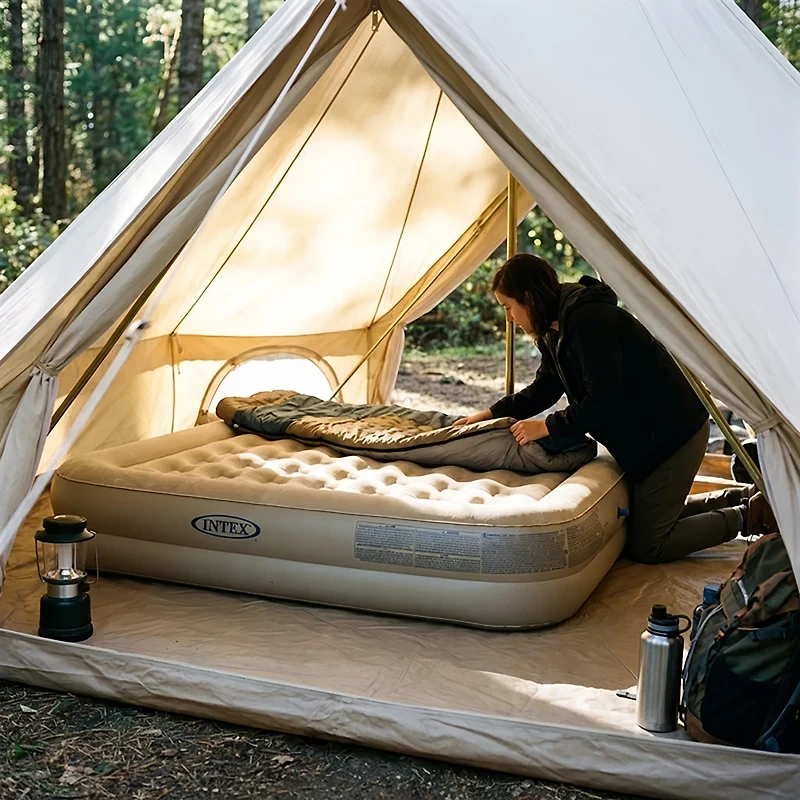 INTEX Youth Travel Bed Set with Hand Pump