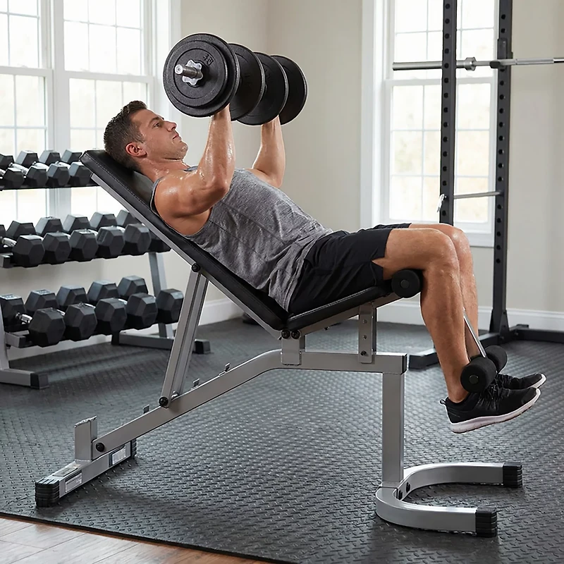 Body-Solid Powerline Flat Incline Decline Weight Bench