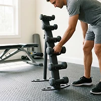 Body-Solid GDR10 Vinyl Dumbbell Rack