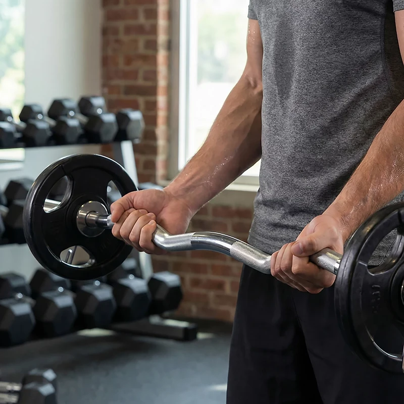 Body-Solid 47" Olympic Curl Bar