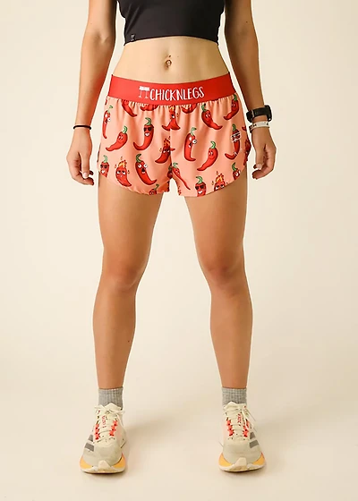ChicknLegs Women's Chase Pack Chilis Split Shorts 1.5