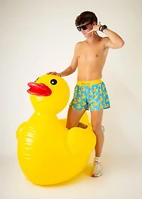 ChicknLegs Men's Rubber Ducky Half Split Shorts 4