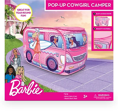 Sunny Days Entertainment Barbie Coastal Camper Pop-Up Play Tent