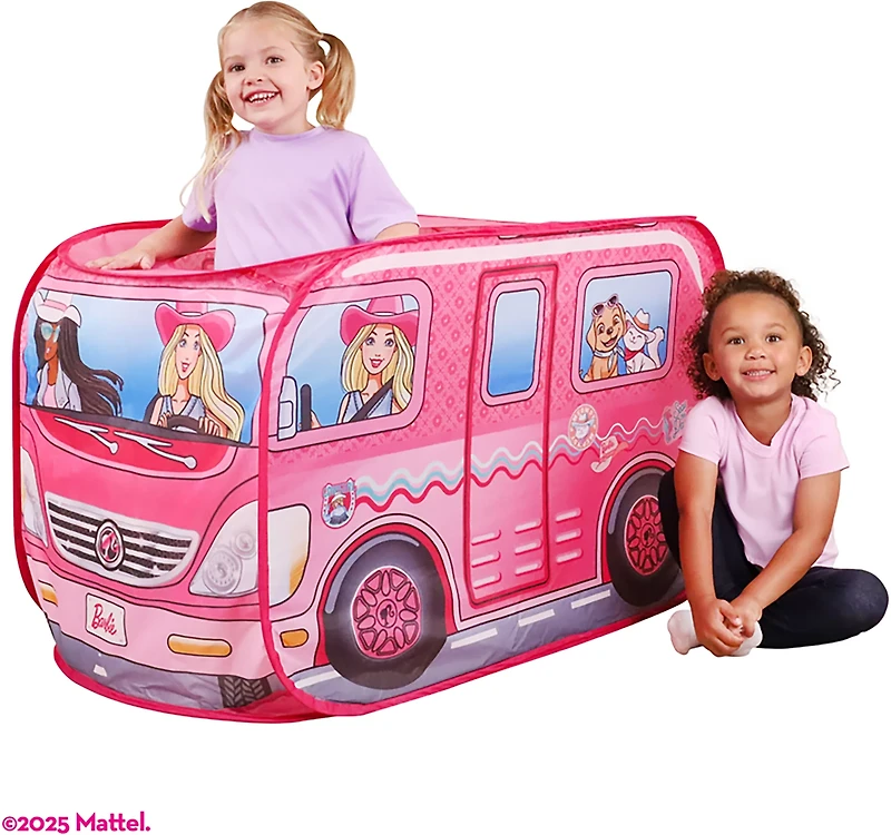 Sunny Days Entertainment Barbie Coastal Camper Pop-Up Play Tent