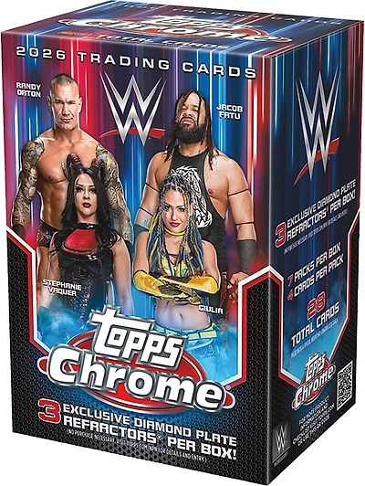 Topps 2026 Chrome WWE Value Box