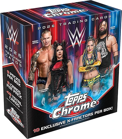 Topps 2026 Chrome WWE Mega Box